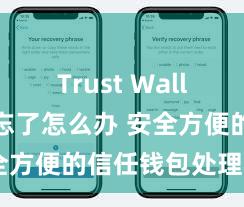 Trust Wallet助记词忘了怎么办 安全方便的信任钱包处理状貌